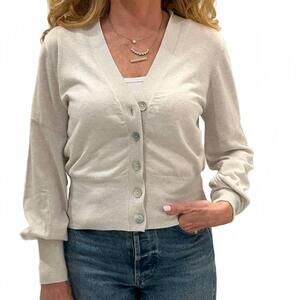 NEW COLORUSH jes elegant knit cardigan in pebble